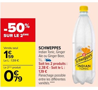 Carrefour Schweppes offre