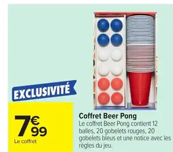 Carrefour Coffret Beer Pong offre
