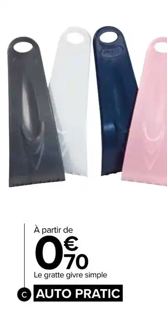 Carrefour Gratte Givre Auto Pratic offre