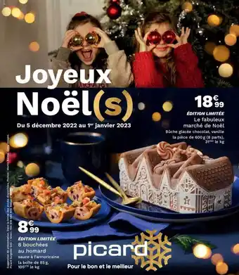 Picard 8 bouchées au homar, le fabuleux marché de noël offre