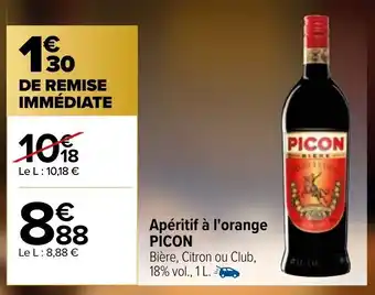 Carrefour Apéritif à L'Orange "Picon" offre