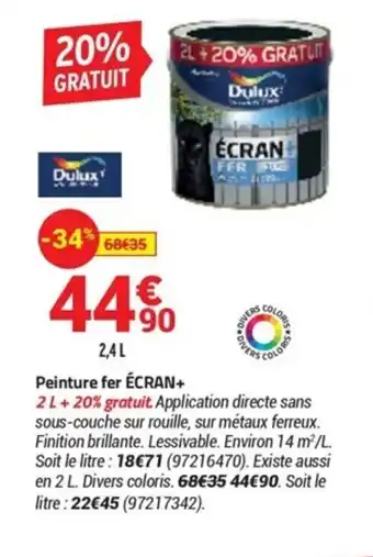 Bricorama Peinture for écran offre