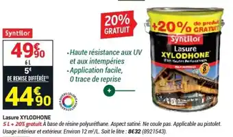 Bricorama Lasure Xylodhone offre
