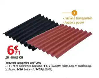 Bricorama Plaque de couverture Easyline offre