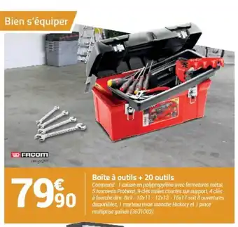 Bricorama Boîtes à outils offre