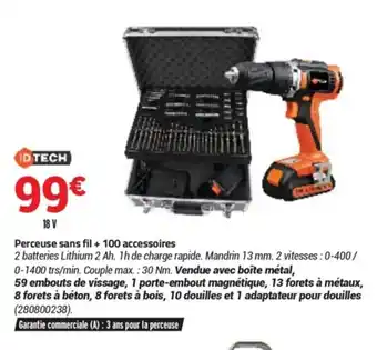 Bricorama Perceuse sans fil offre