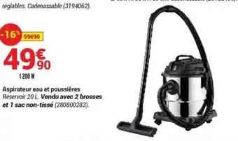 Bricorama Aspirateur eau et poussières offre