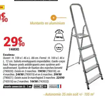 Bricorama Escabeau offre