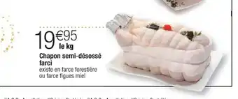 Chapon Semi-Désossé Farci