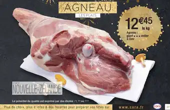 Cora x Carrefour Agneau Gigot Entier a Rotir offre