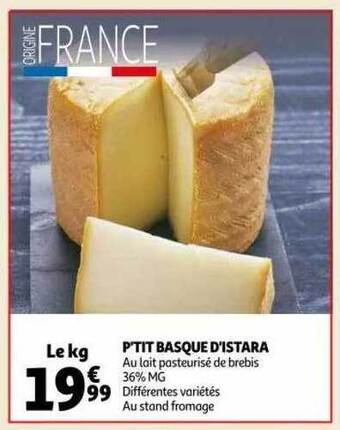 Auchan P'tit basque d'istara offre