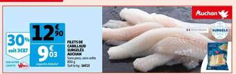 Auchan Filets de cabillaud surgelés auchan offre