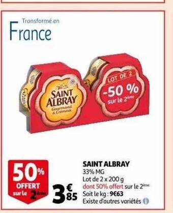 Auchan Saint albray offre