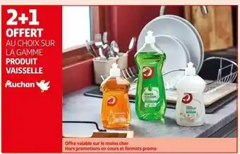 Auchan La gamme produit vaisselle offre