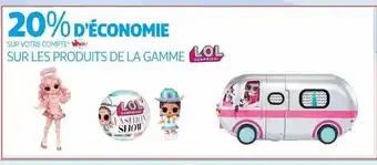 Auchan La gamme lol surprise offre