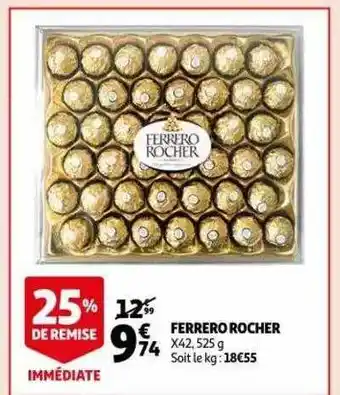Auchan Ferrero rocher offre