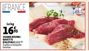 Auchan Viande bovine : bavette d'aloyau*** offre