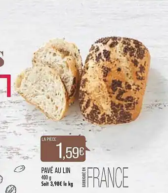 Match Pavé au lin offre