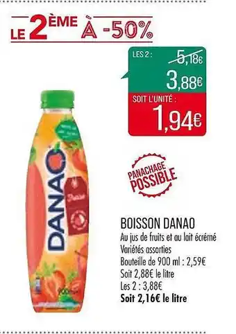 Match Boisson danao offre
