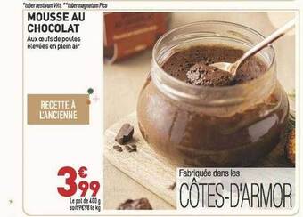 Grand Frais Mousse au chocolat offre