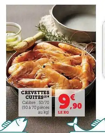 Hyper U Crevette cuites offre