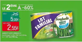 Match Haricots verts bonduelle offre