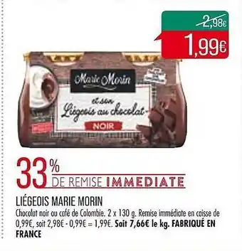 Match Liégeois marie morin offre