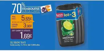 Match Gel douche tahiti offre