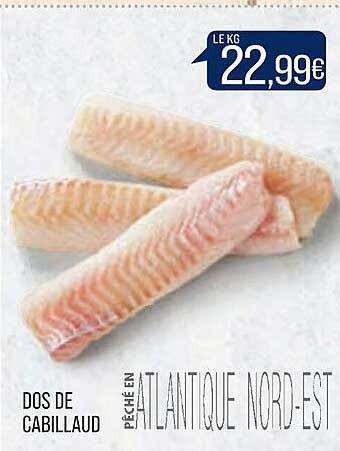Match Dos de cabillaud offre