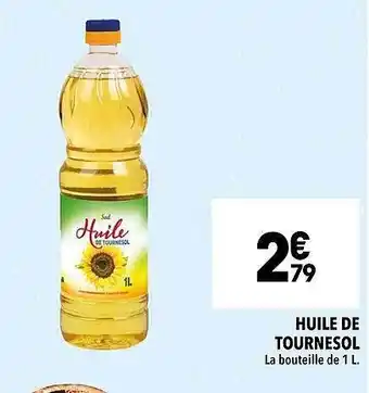 Supeco Huile de tournesol offre