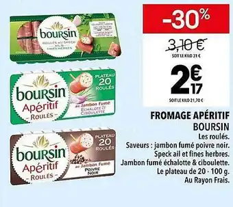 Fromage apéritif boursin