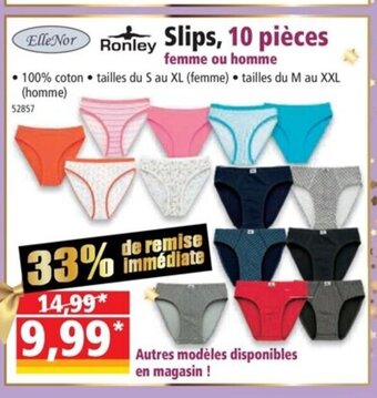 Norma Slips, 10 Pieces offre