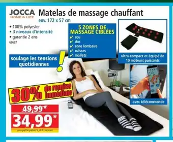 Norma Matelas De Massage Chauffant offre