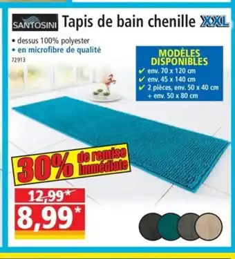 Norma Tapis De Bain Chenille offre