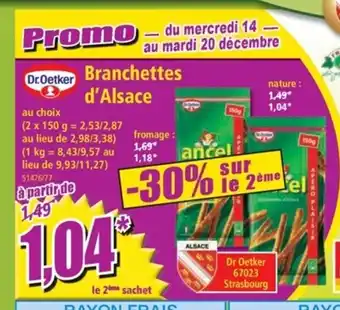 Norma Branchettes D'Alsace offre
