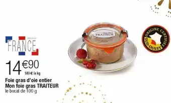 Cora x Carrefour Foie gras de canard offre