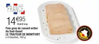 Cora x Carrefour Foie gras de canard offre