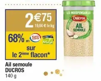 Cora x Carrefour Ail ducros offre
