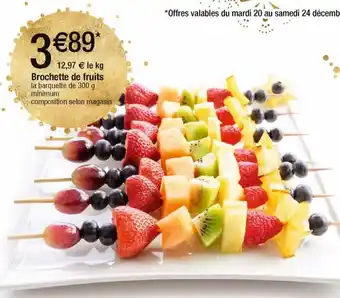 Cora x Carrefour Brochettes offre