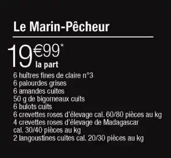 Cora x Carrefour Plateau de fruits de mer offre