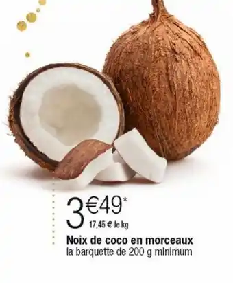 Cora x Carrefour Noix de coco offre