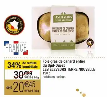 Cora x Carrefour Foie gras de canard offre