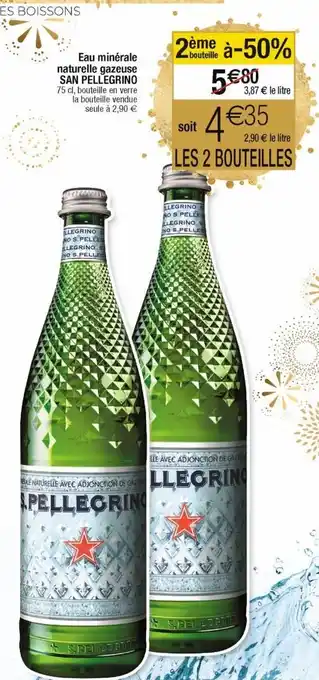 Eau gazeuse san pellegrino