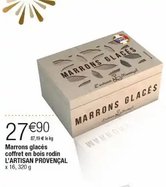 Cora x Carrefour Marron glacé offre