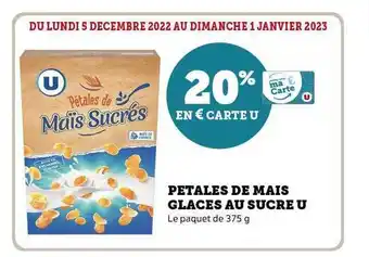 Super U Pétales de maïs glacés au sucre u offre