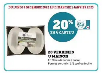 Super U 20 verrines u maison offre