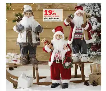 Super U Père noël 60 cm offre