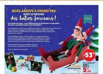 Super U Lutin farceur flaudis offre