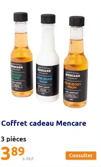 Action Coffret cadeau mencare offre