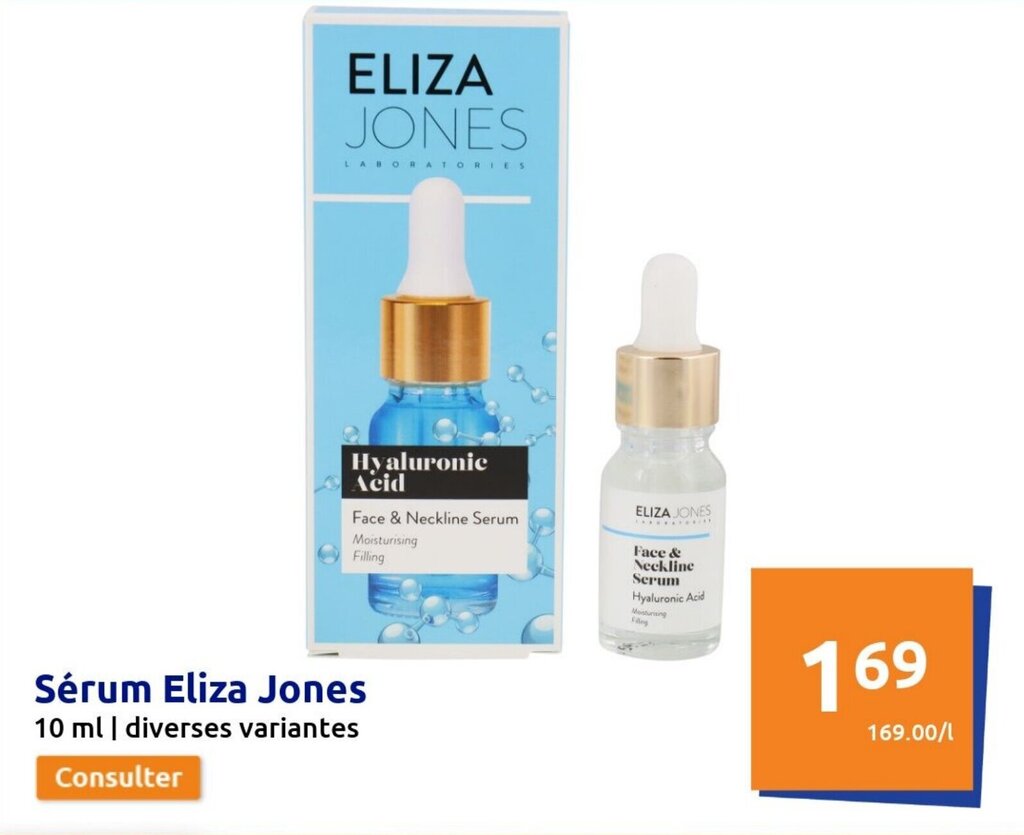 Promo Sérum eliza jones chez Action